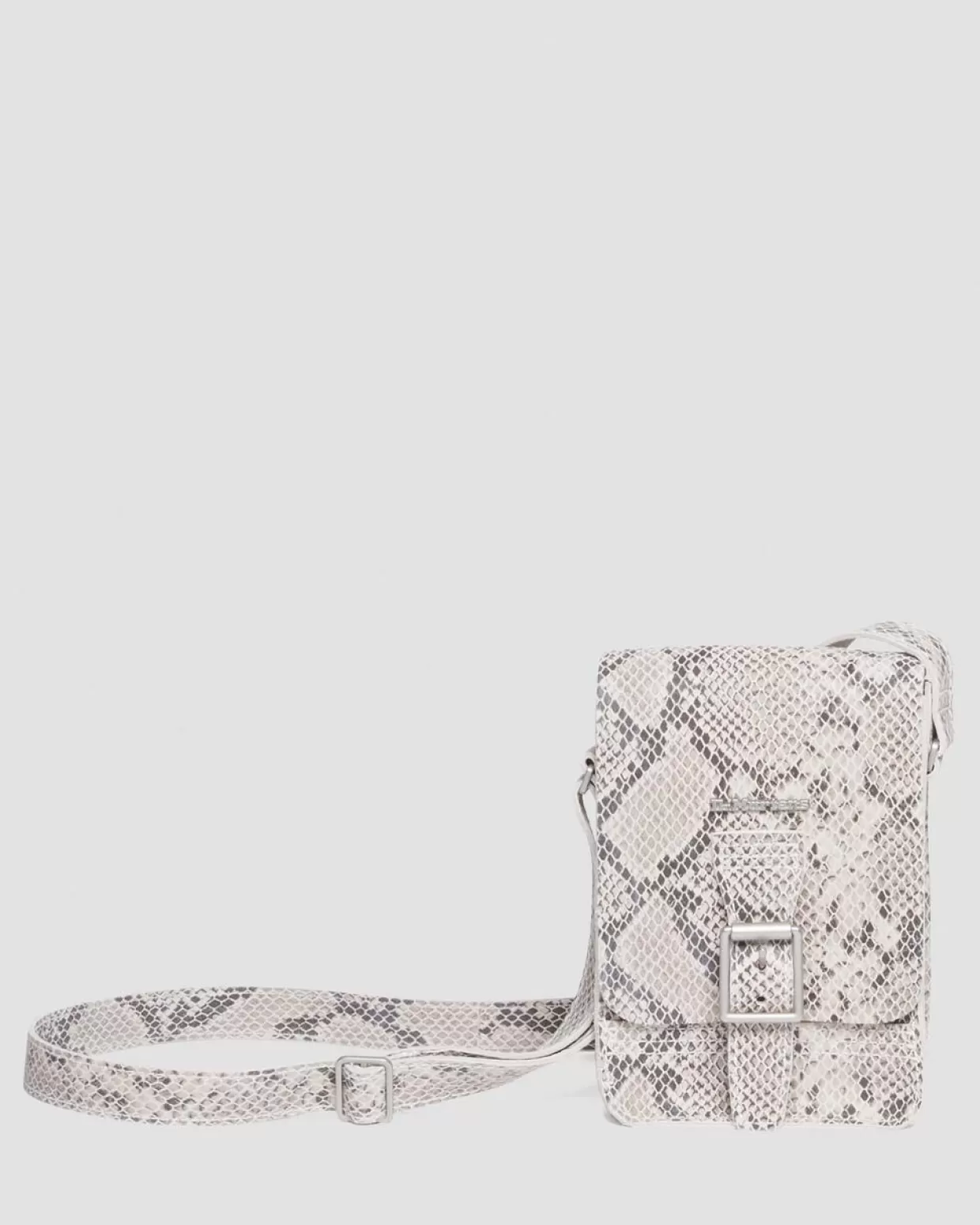ACCESSORIES Dr. Martens Borsa a tracolla verticale in pelle con stampa pitonata