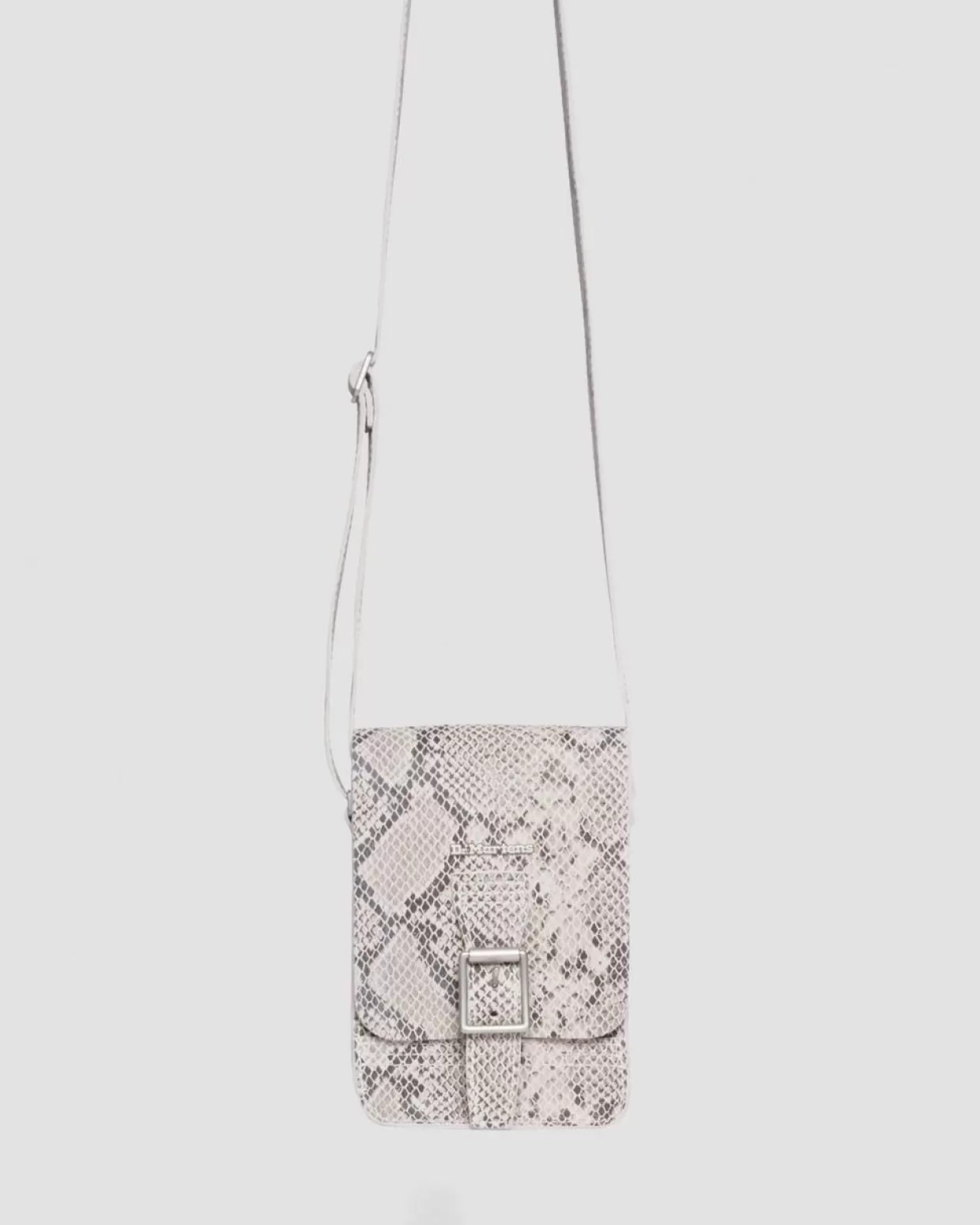 ACCESSORIES Dr. Martens Borsa a tracolla verticale in pelle con stampa pitonata