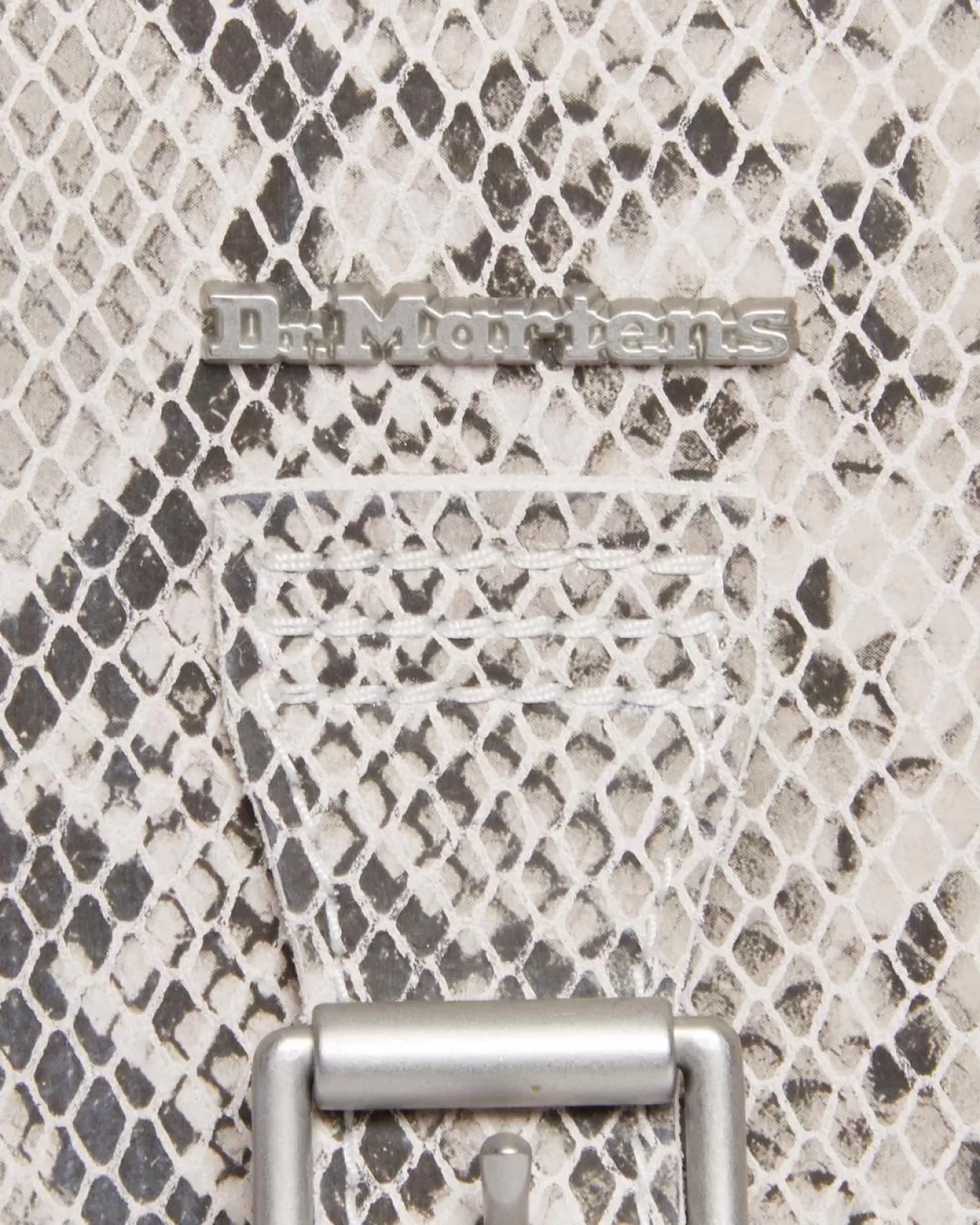 ACCESSORIES Dr. Martens Borsa a tracolla verticale in pelle con stampa pitonata