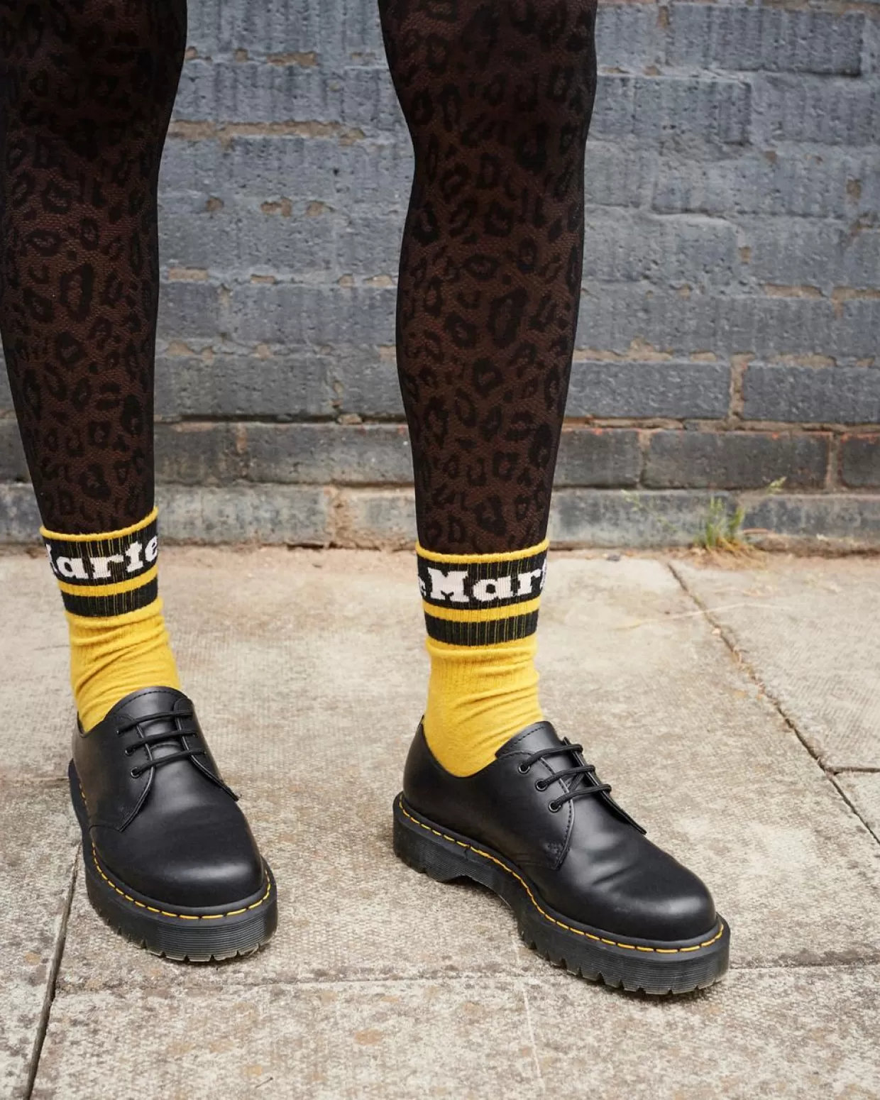 ACCESSORIES Dr. Martens Calzini Athletic Logo in misto cotone biologico