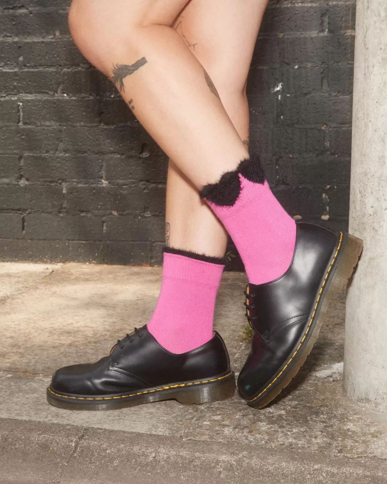 UNISEX Dr. Martens Calzini in misto cotone con dettagli a forma di cuore