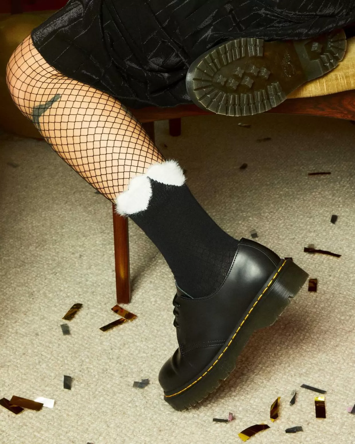 UNISEX Dr. Martens Calzini in misto cotone con dettagli a forma di cuore