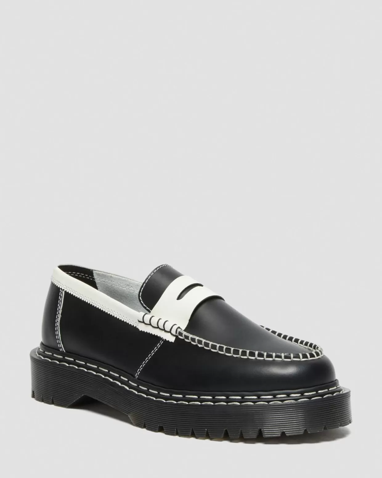 MENS Dr. Martens Mocassini Penton Bex in pelle a contrasto