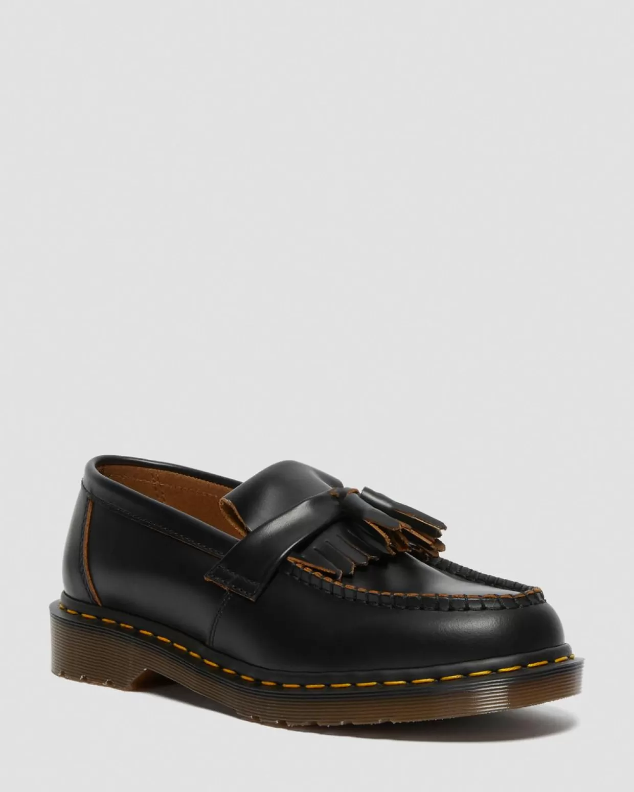 WOMENS Dr. Martens Mocassini vintage con nappe in pelle Quilon Made in England