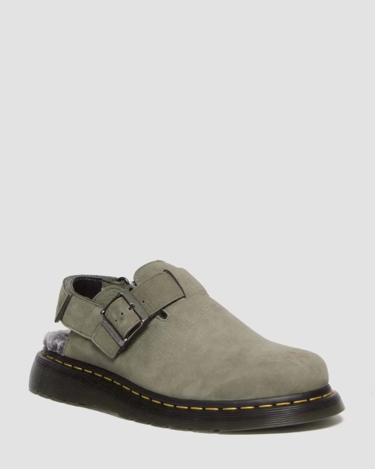 UNISEX Dr. Martens Mules Jorge II foderati in pelliccia sintetica