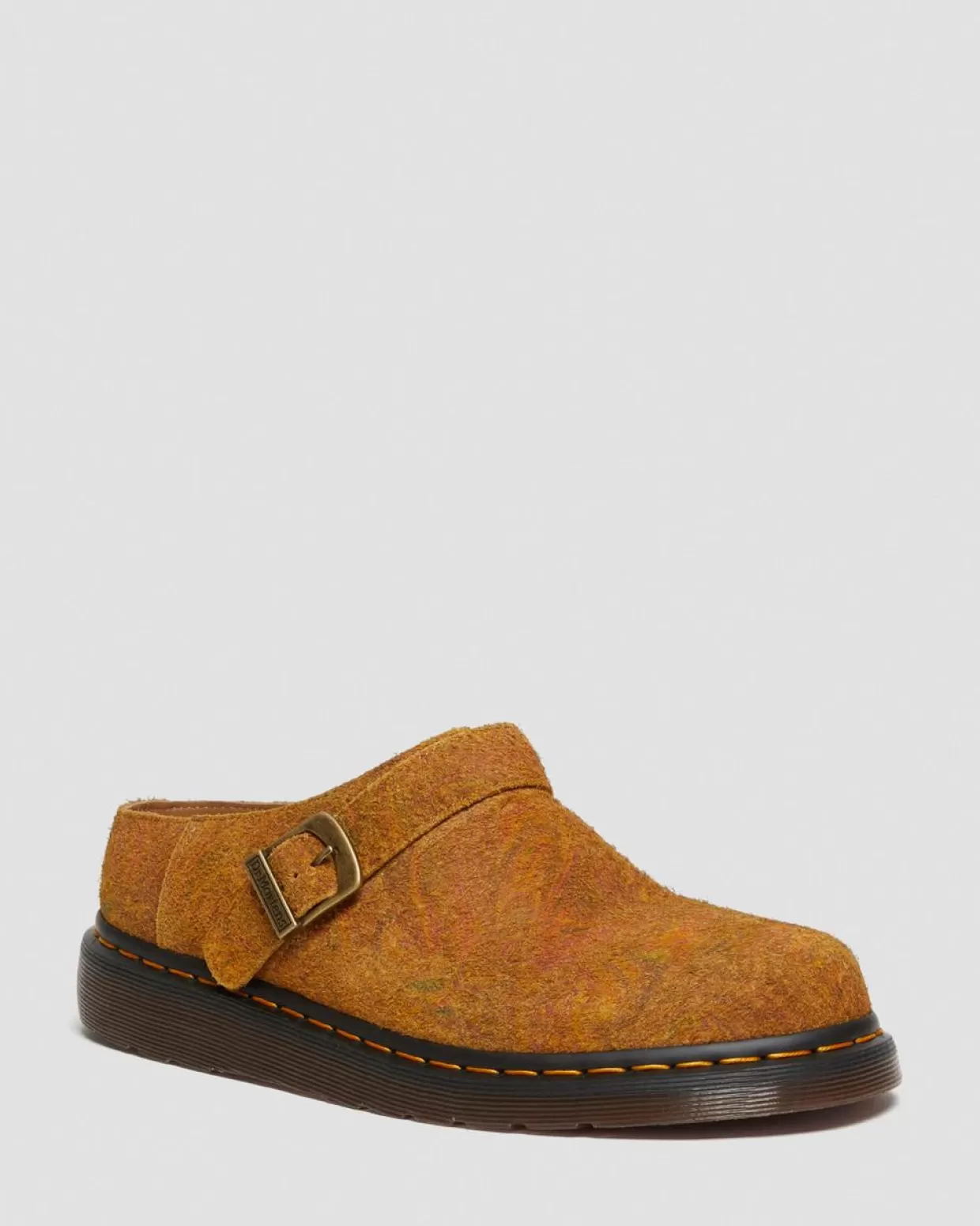 MENS Dr. Martens Mules Slingback Isham in camoscio marmorizzato