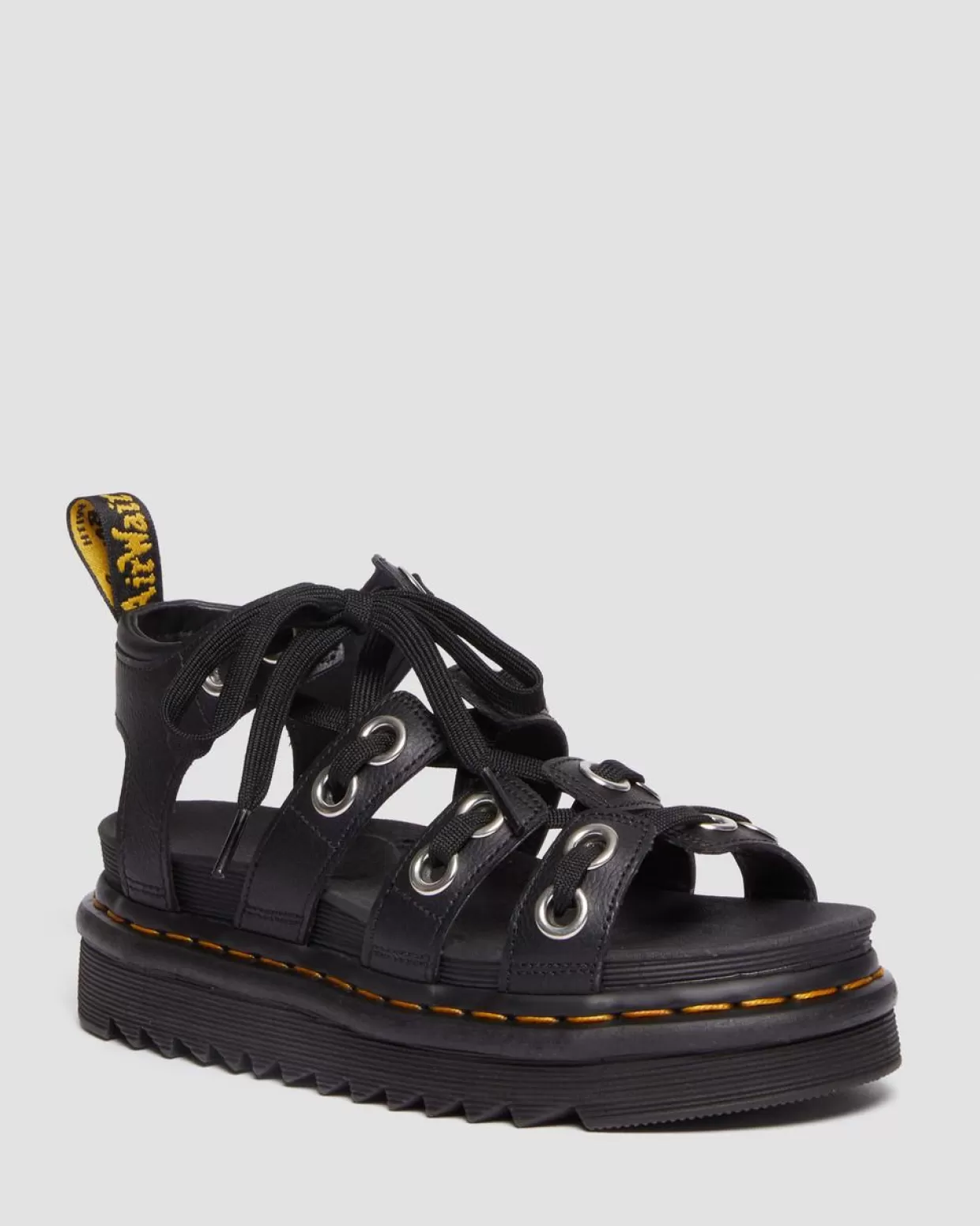 UNISEX Dr. Martens Sandali Blaire Hardware Athena con cinturino in pelle