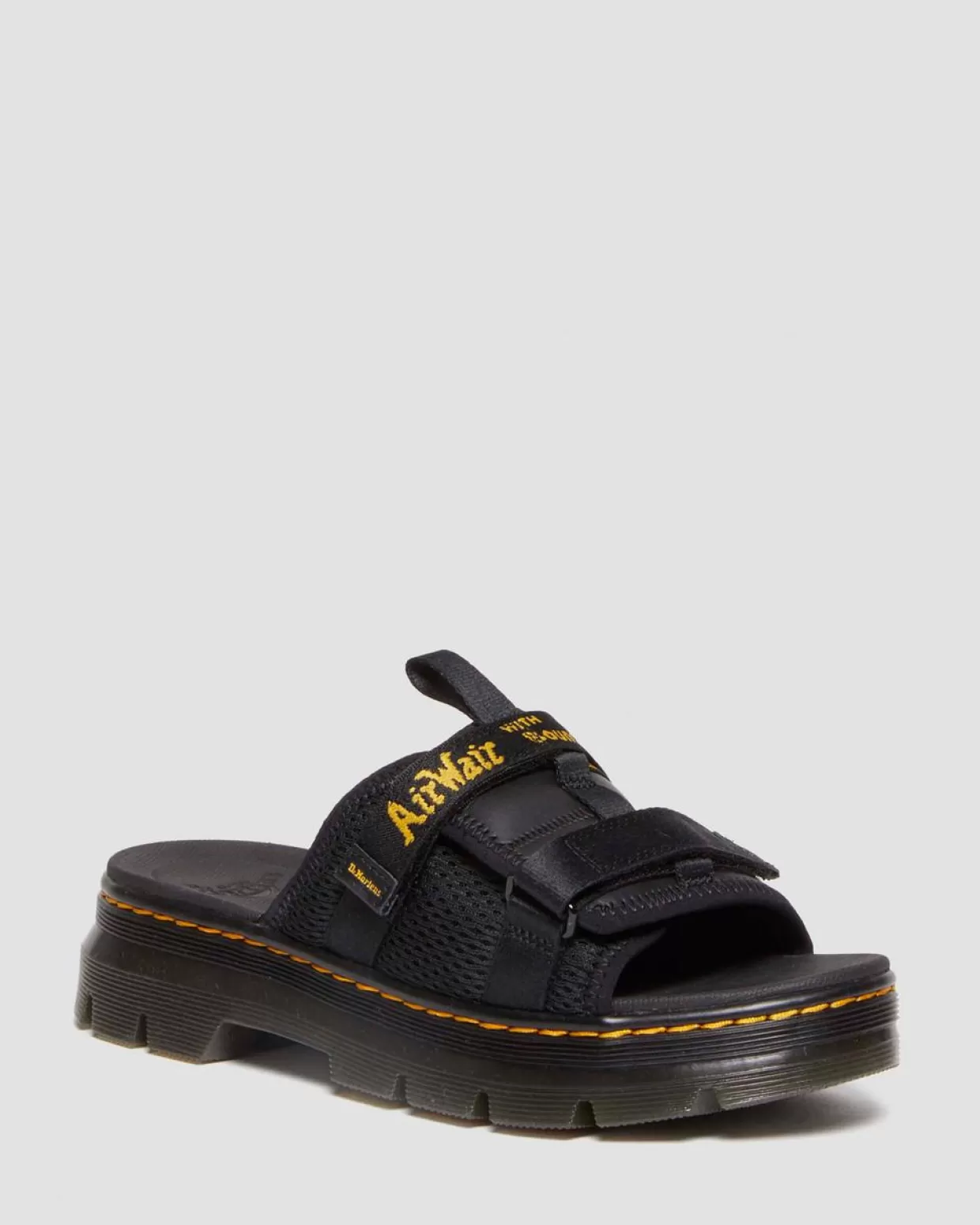UNISEX Dr. Martens Sandali con cinturini Ayce Logo Platform in pelle bottalata