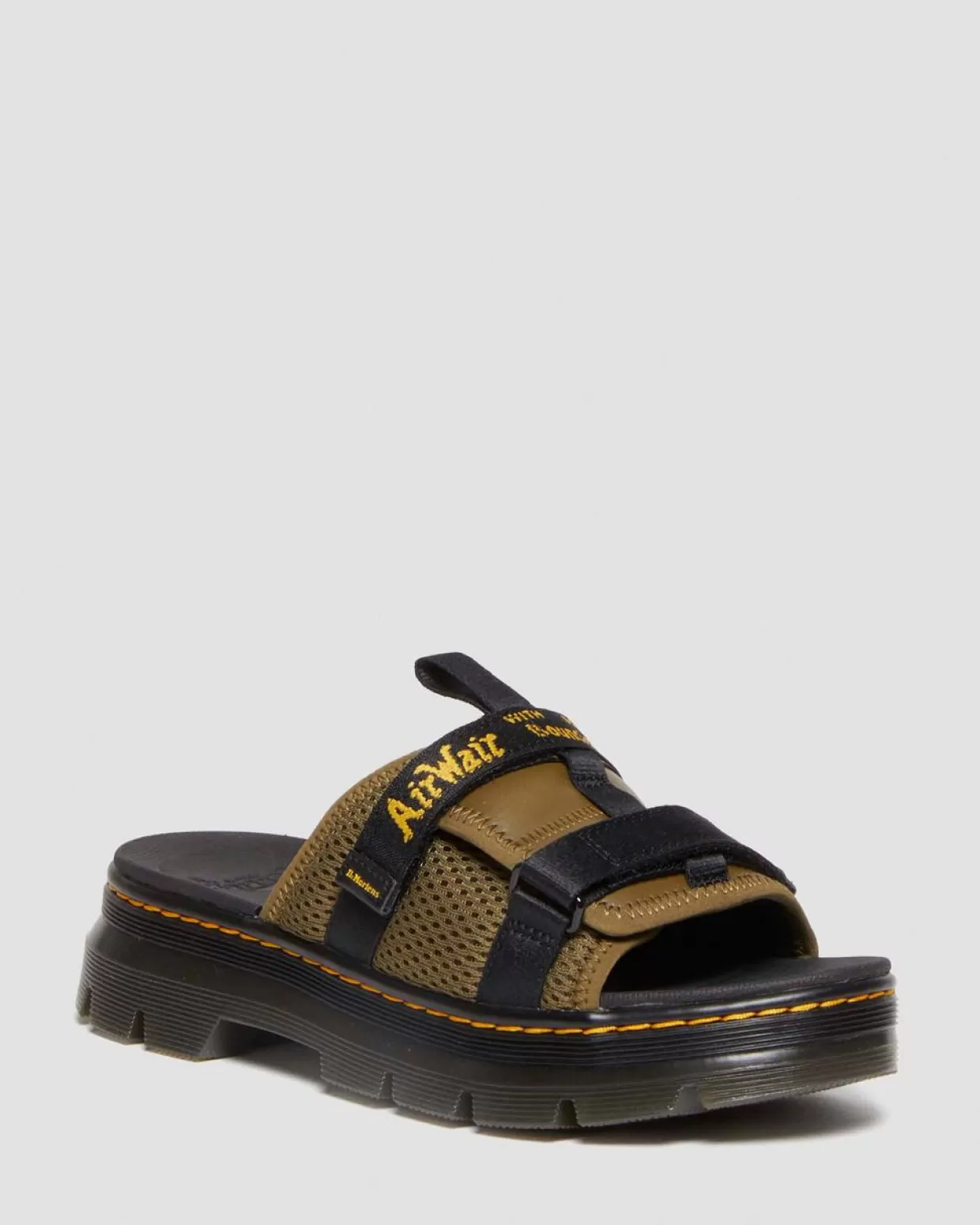UNISEX Dr. Martens Sandali con cinturini Ayce Logo Platform in pelle bottalata