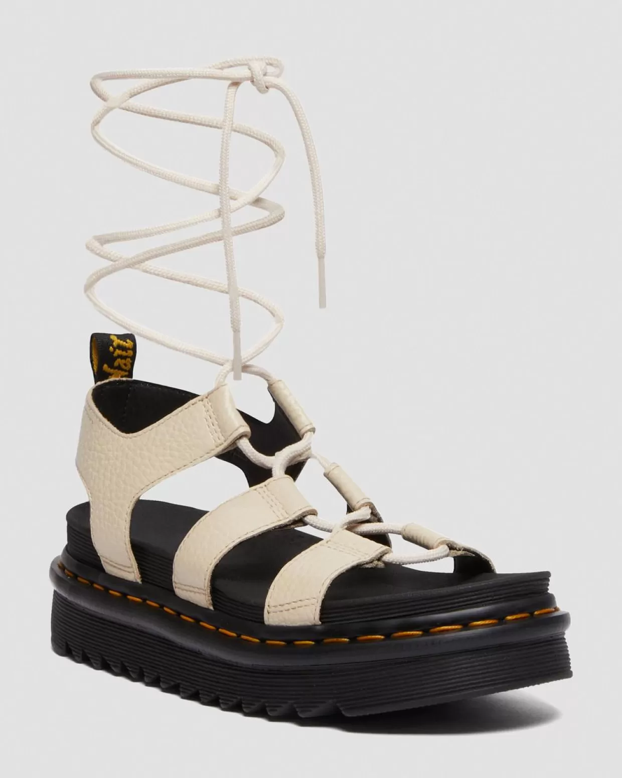 UNISEX Dr. Martens Sandali in Nappa Bottalata Nartilla stile gladiatore