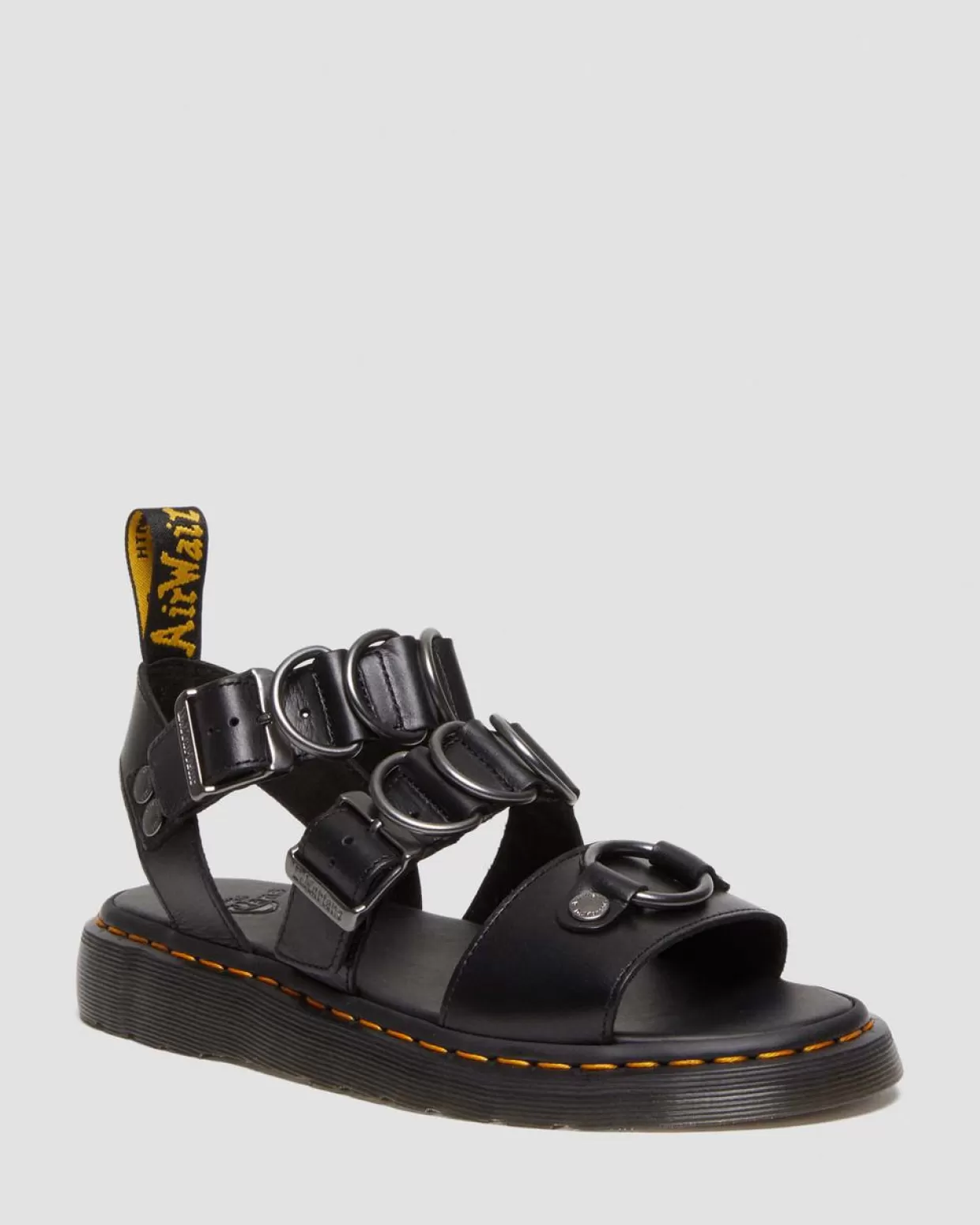 UNISEX Dr. Martens Sandali in pelle Gryphon Alternative Brando con cinturini
