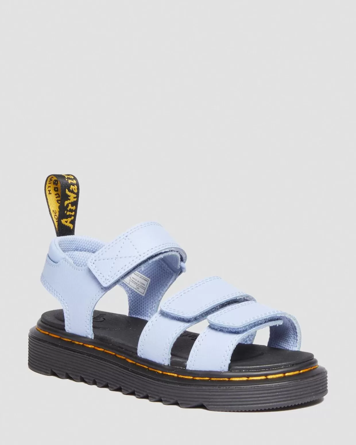 UNISEX Dr. Martens Sandali Junior Klaire Athena in pelle con cinturini in velcro