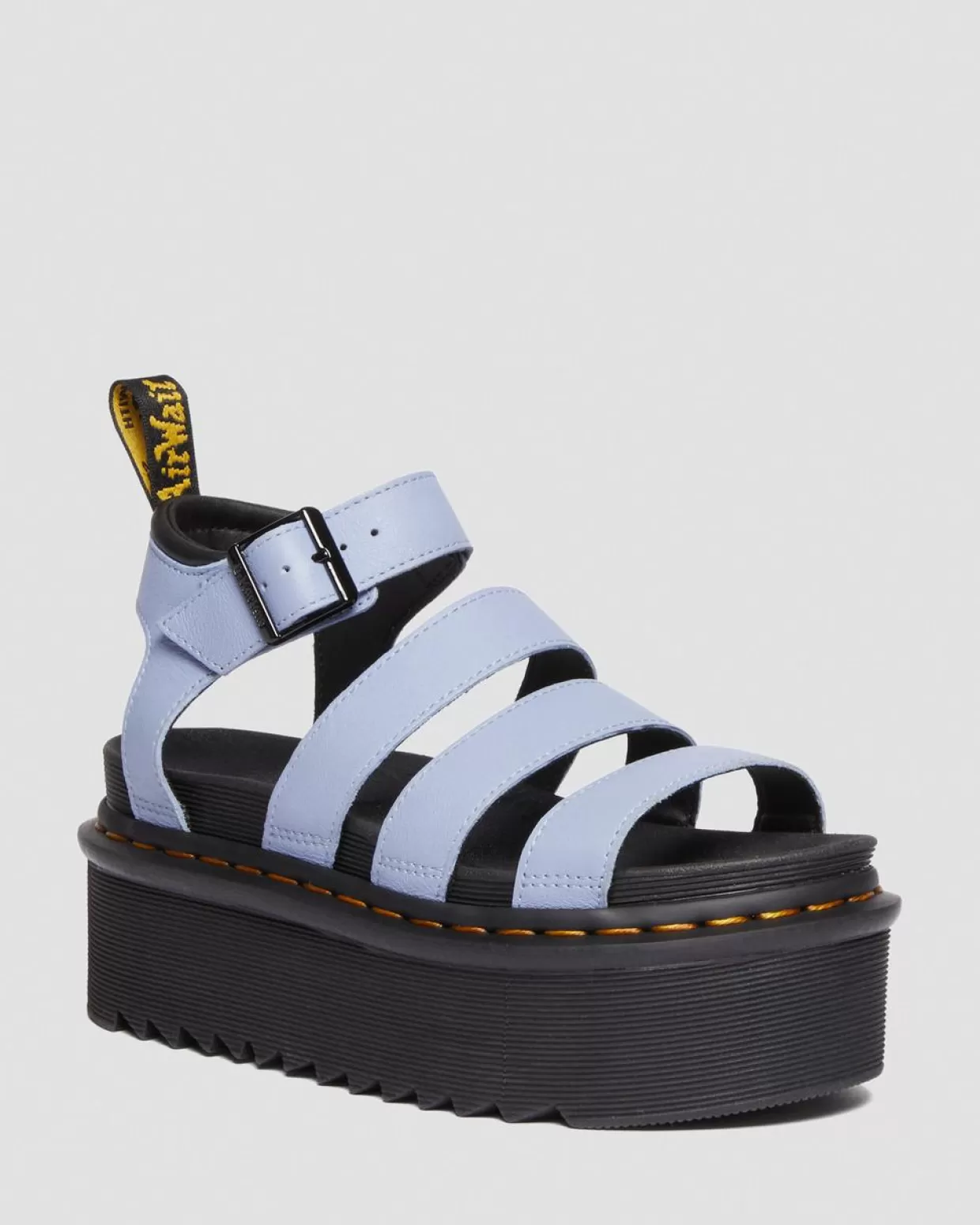 UNISEX Dr. Martens Sandali Platform Blaire Quad con cinturino in pelle Pisa