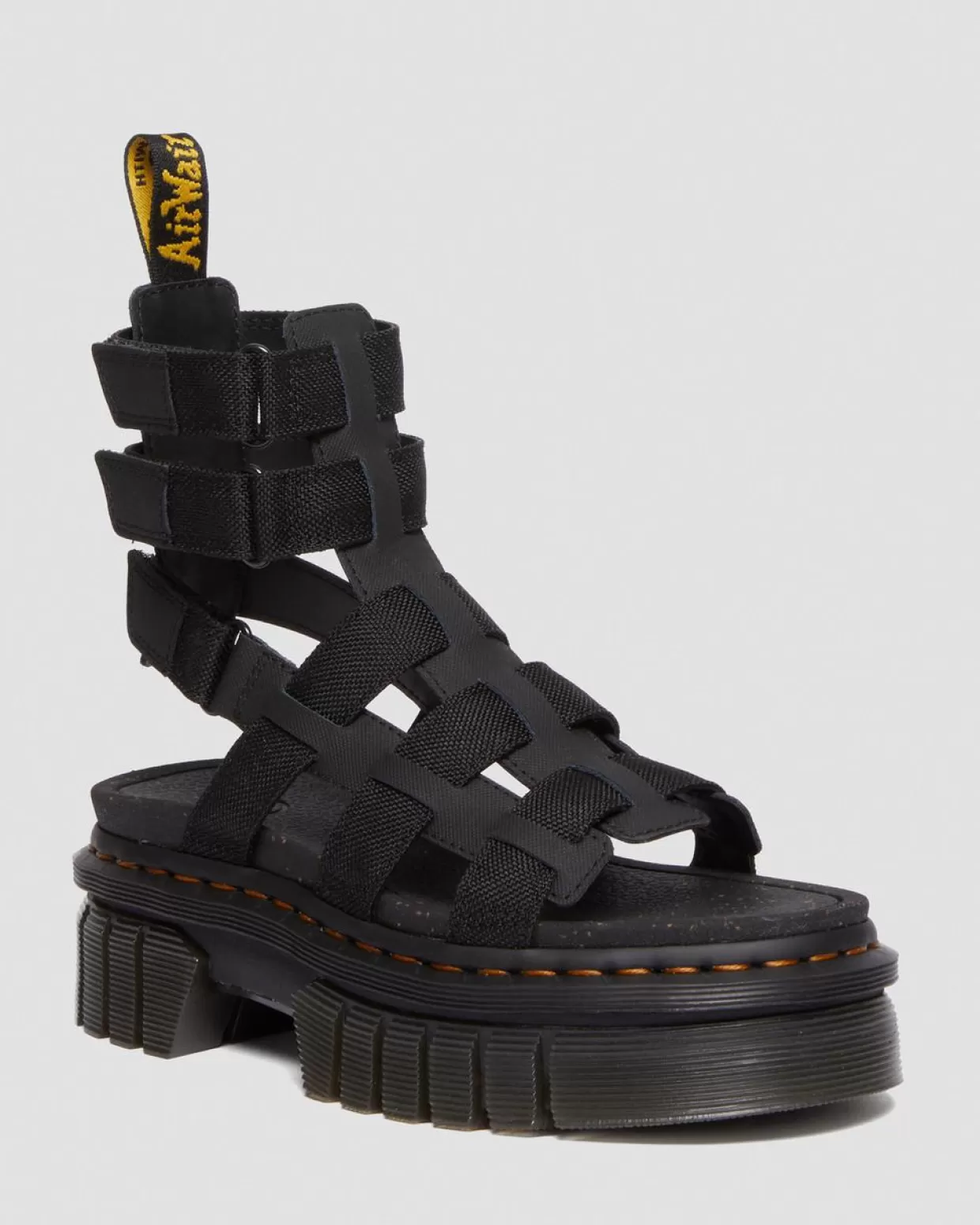 UNISEX Dr. Martens Sandali platform Ricky in pelle super resistenti stile gladiatore