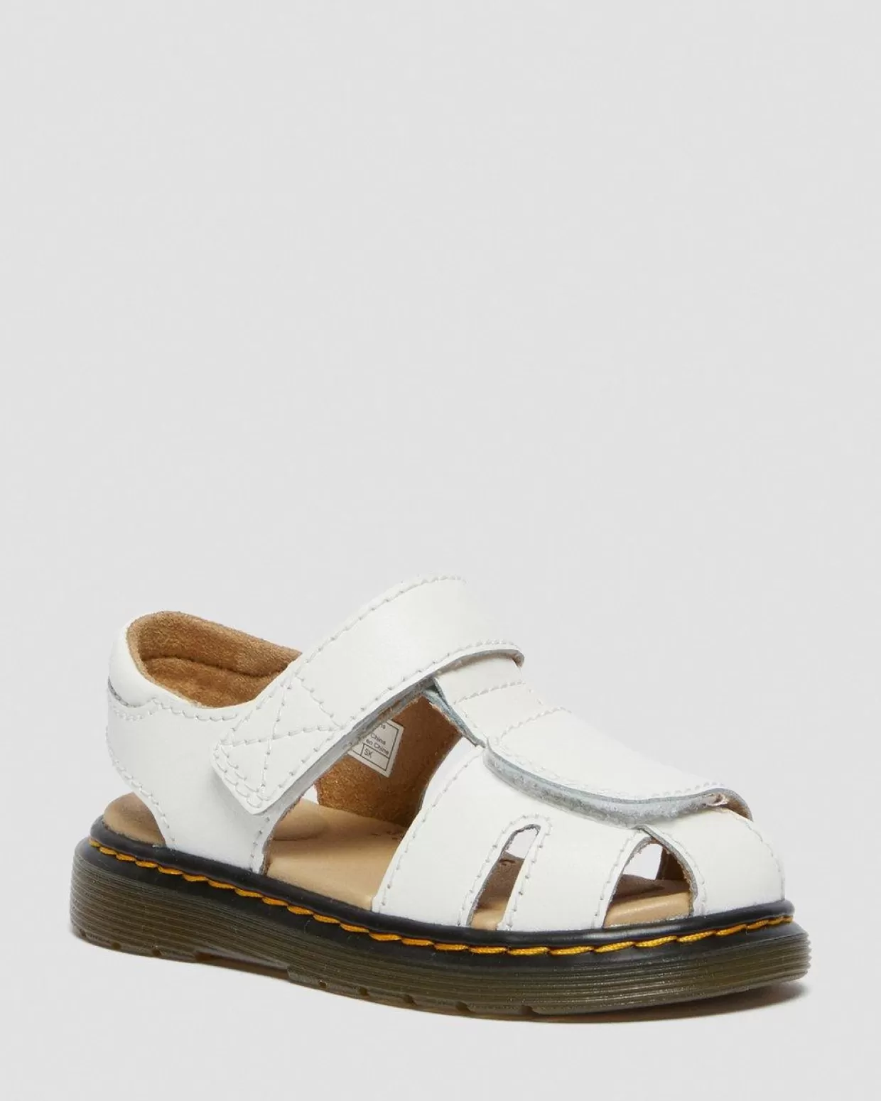 KIDS Dr. Martens Sandali primi passi Moby II in pelle con cinturino in velcro