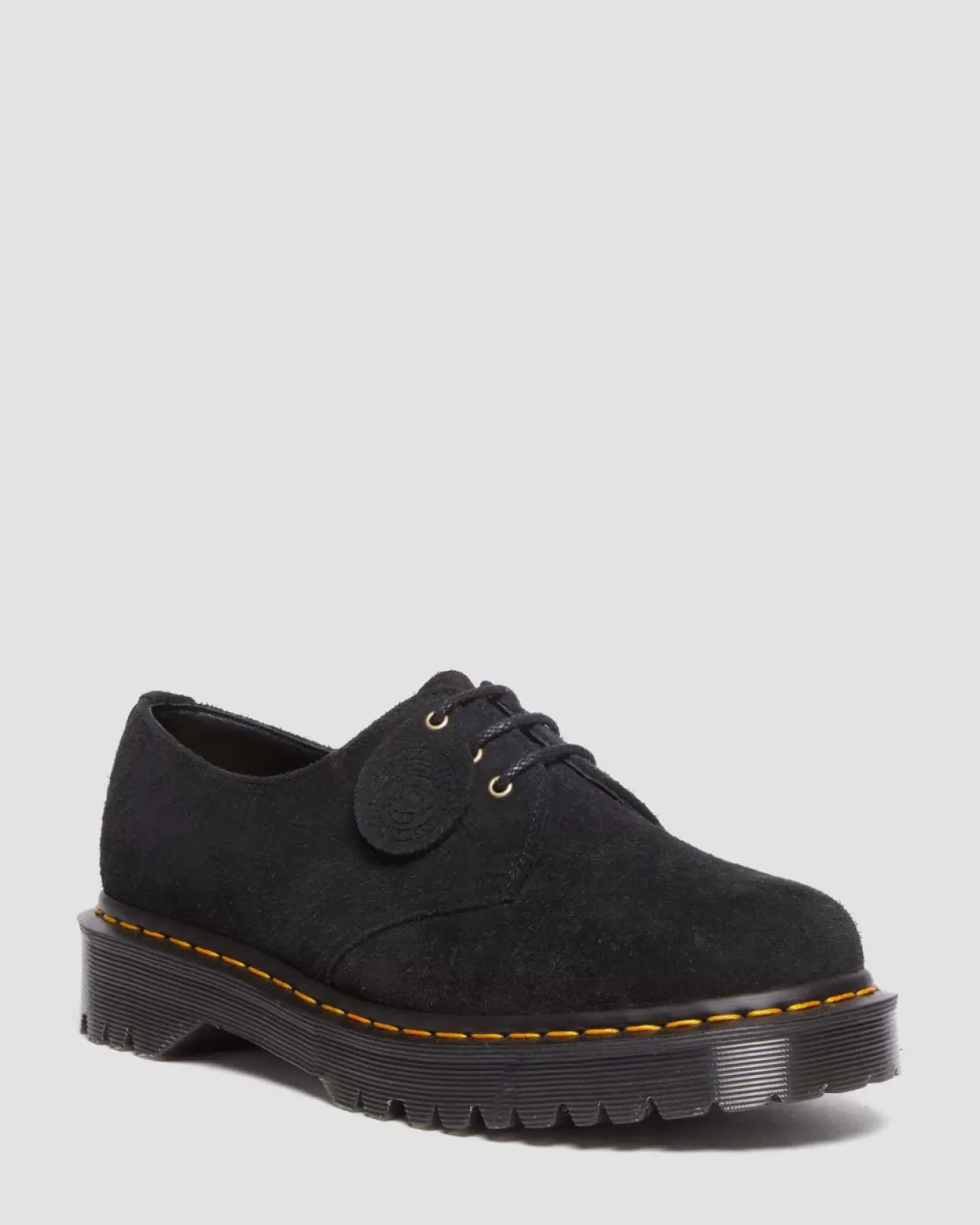 MENS Dr. Martens Scarpe Bex 1461 Made in England in camoscio Tufted