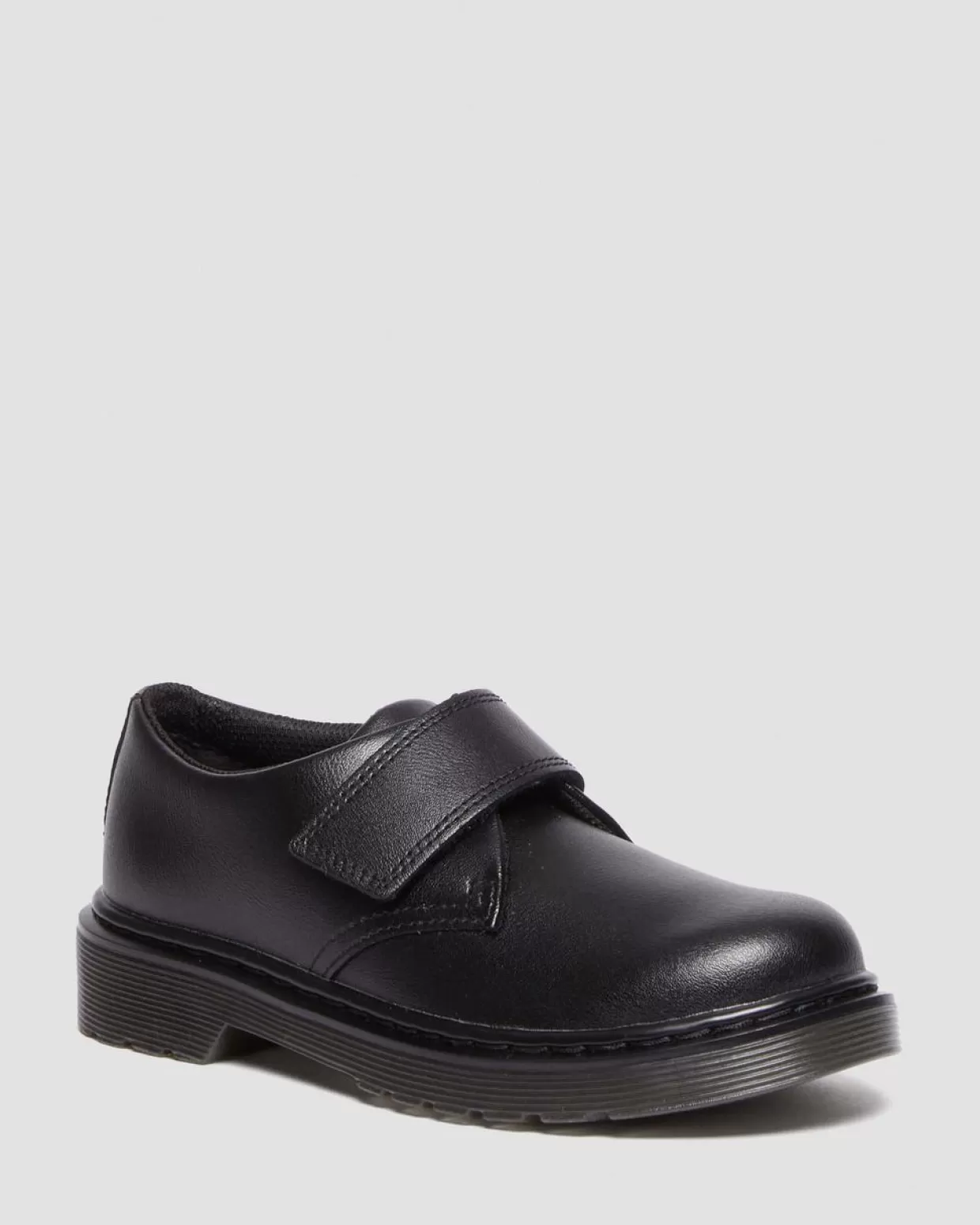 KIDS Dr. Martens Scarpe Junior Kamron in pelle con cinturino in velcro