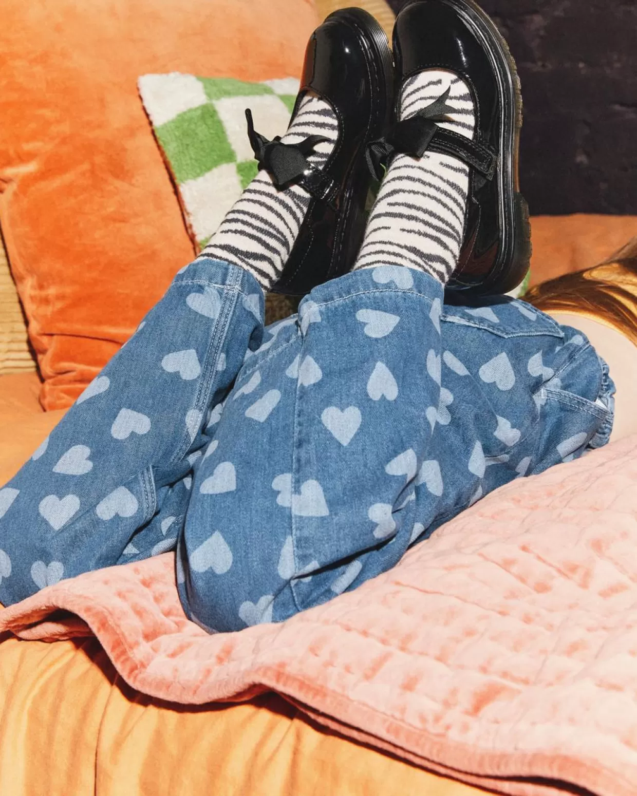 KIDS Dr. Martens Scarpe Mary Jane Maccy II Junior in pelle verniciata