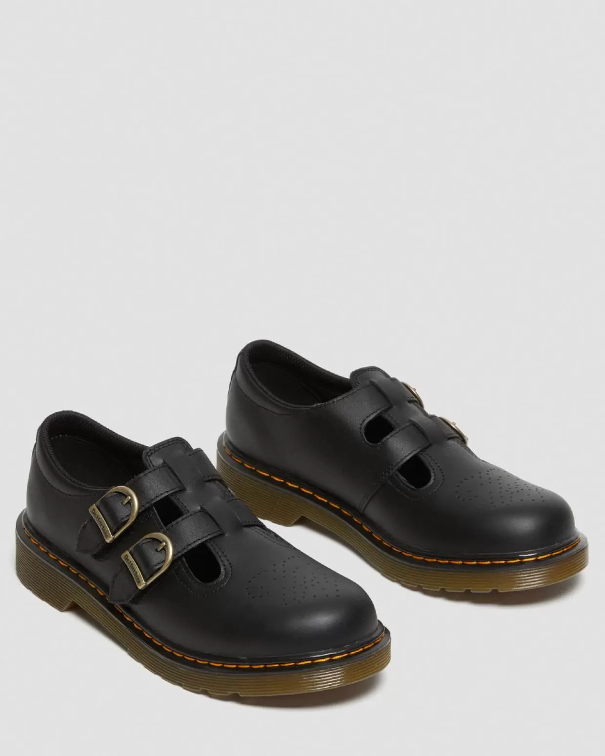 KIDS Dr. Martens Scarpe Mary Jane per ragazzi 8065 Softy T in pelle