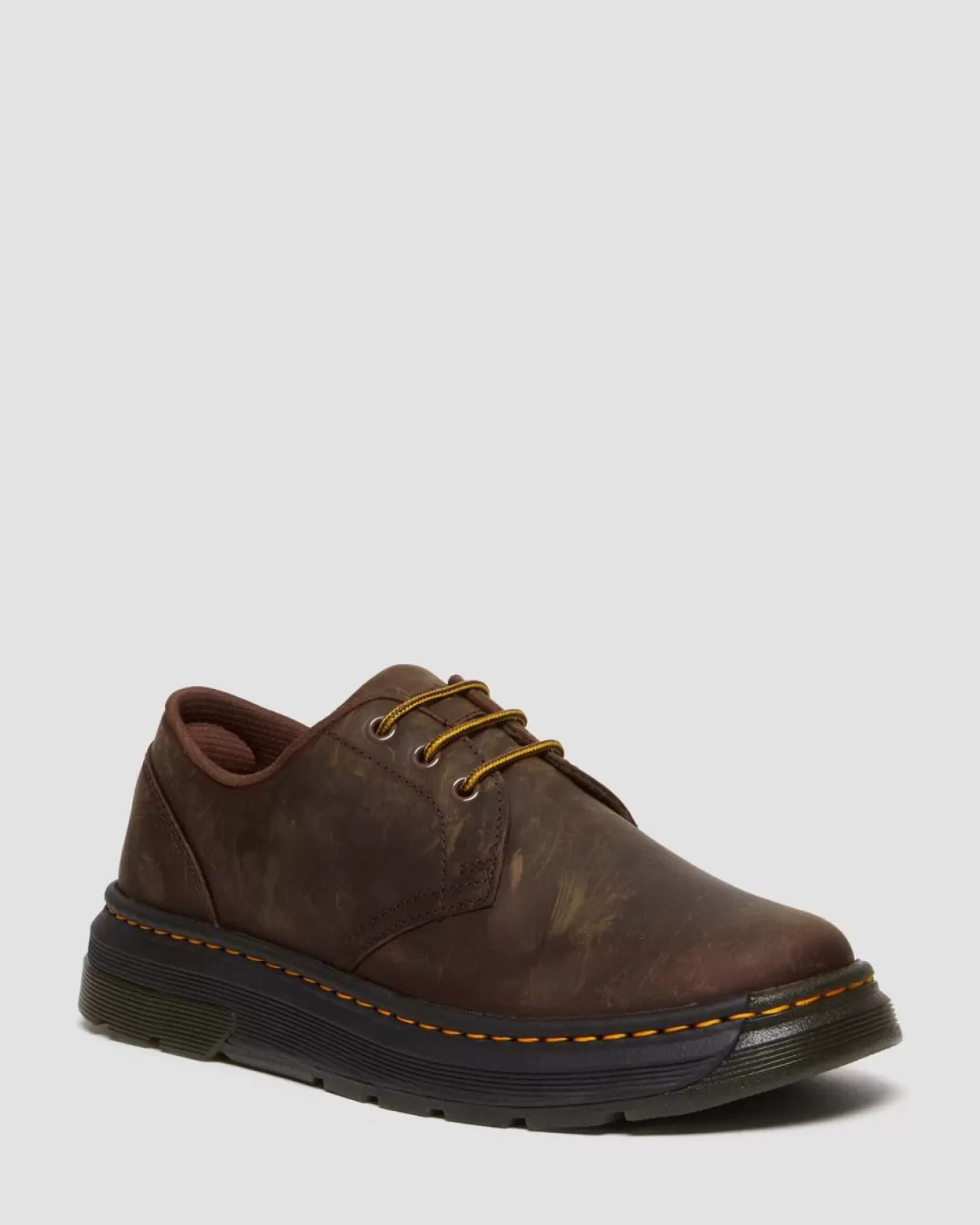 Dr. Martens Scarpe nere Crewson Lo in pelle Crazy Horse