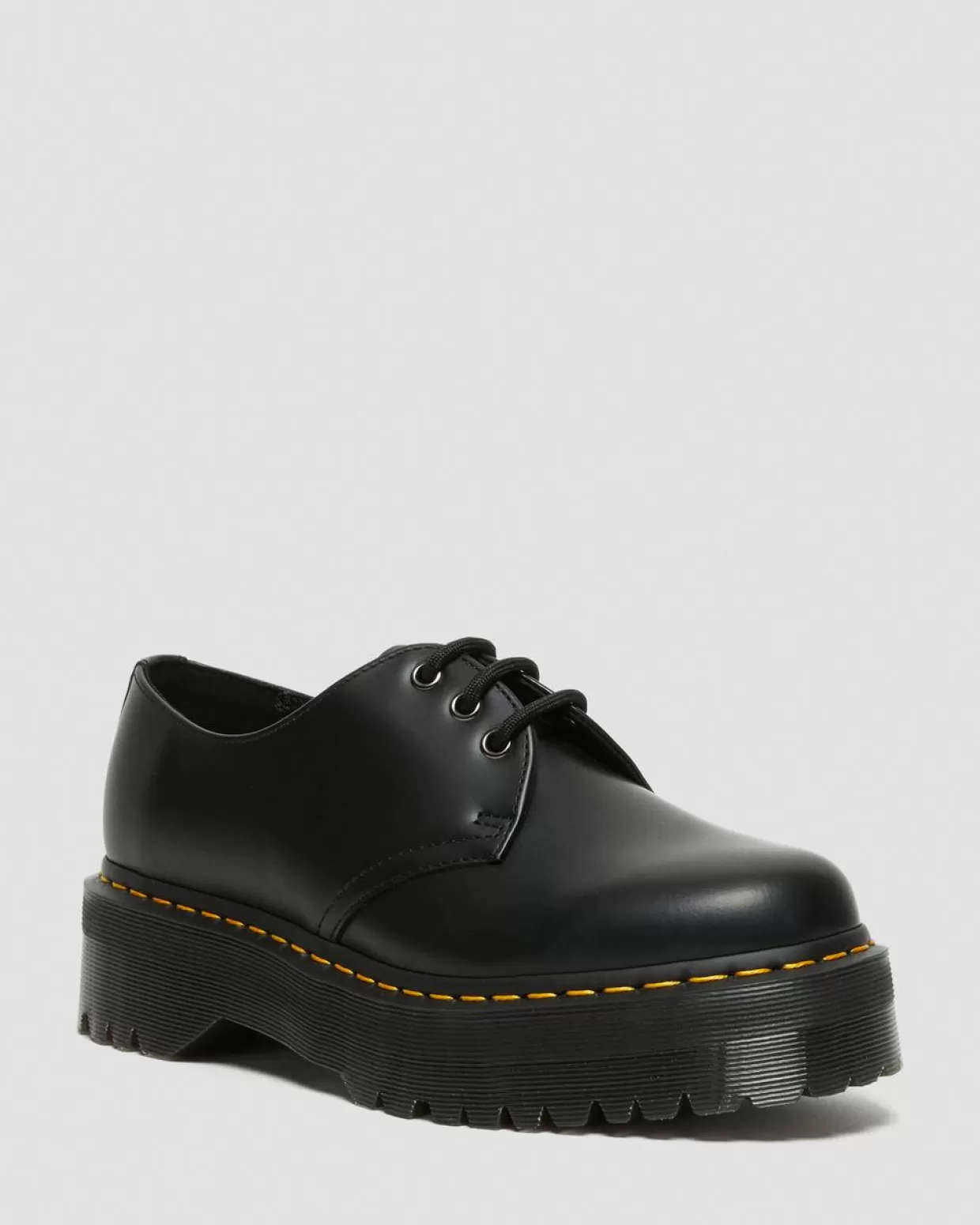 WOMENS Dr. Martens Scarpe platform di pelle 1461 Quad