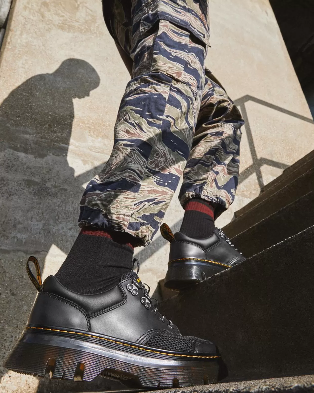 MENS Dr. Martens Scarpe Utility in pelle Tarik Lo