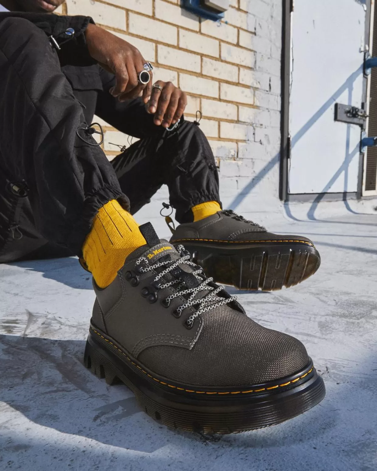 MENS Dr. Martens Scarpe Utility Tarik Lo super resistenti