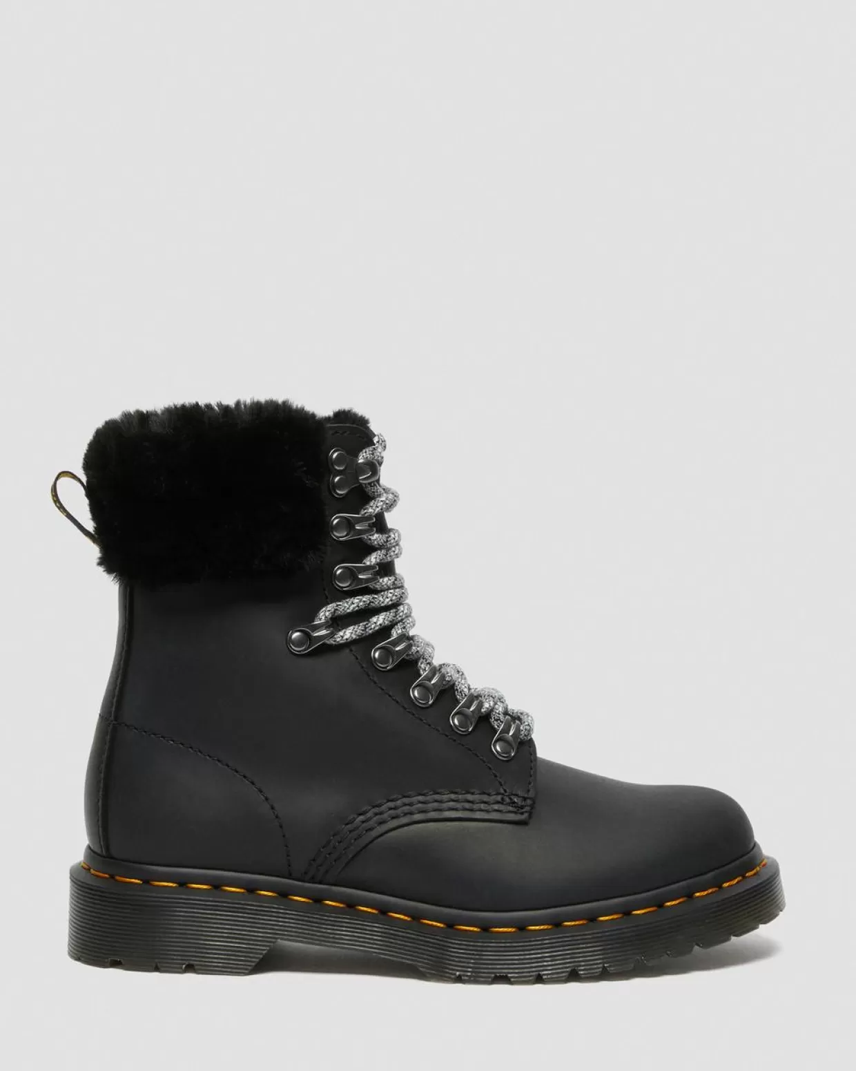 UNISEX Dr. Martens Stivaletti 1460 Serena Collar Con Rivestimento Interno In Pelliccia Sintetica