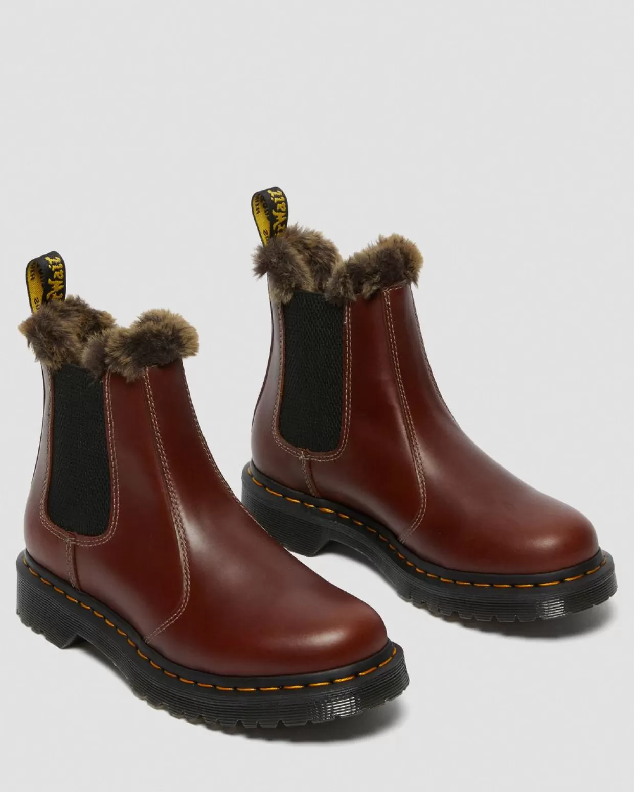 GIFTS Dr. Martens Stivaletti Chelsea 2976 Abruzzo Con Rivestimento Interno In Pelliccia Sintetica