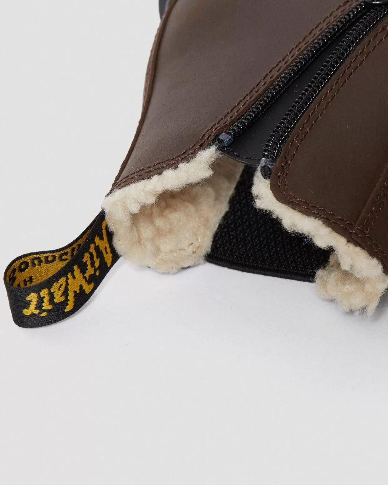 KIDS Dr. Martens Stivaletti Chelsea 2976 Leonore Bambini con Rivestimento in Pelliccia