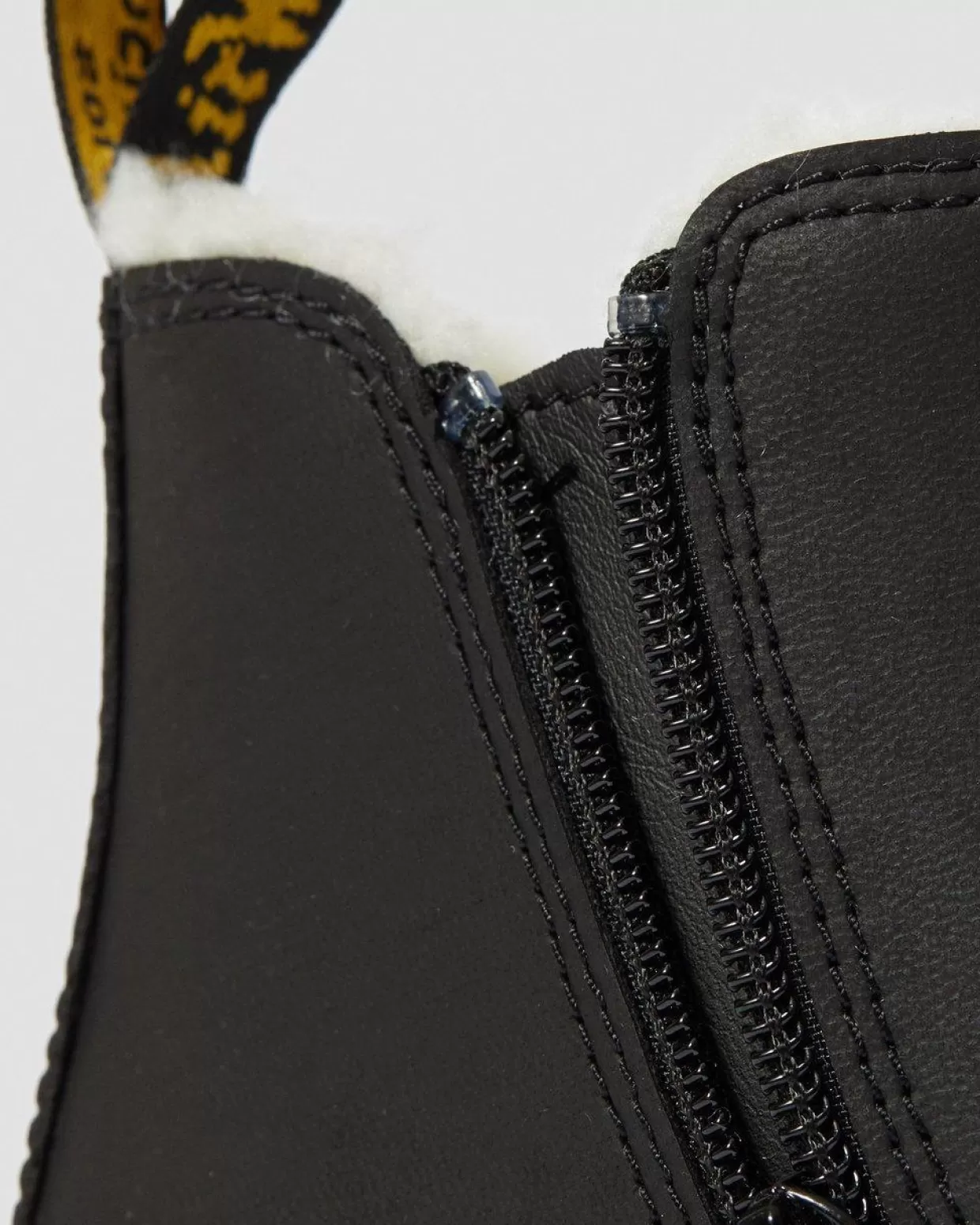 KIDS Dr. Martens Stivaletti Chelsea 2976 Leonore Bambini con Rivestimento in Pelliccia