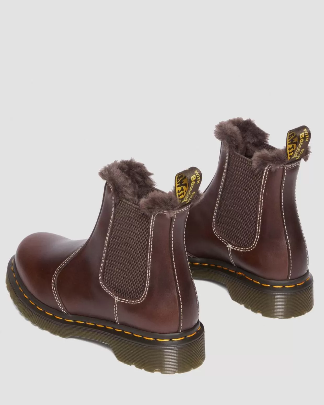 UNISEX Dr. Martens Stivaletti Chelsea 2976 Leonore con rivestimento interno in pelliccia sintetic