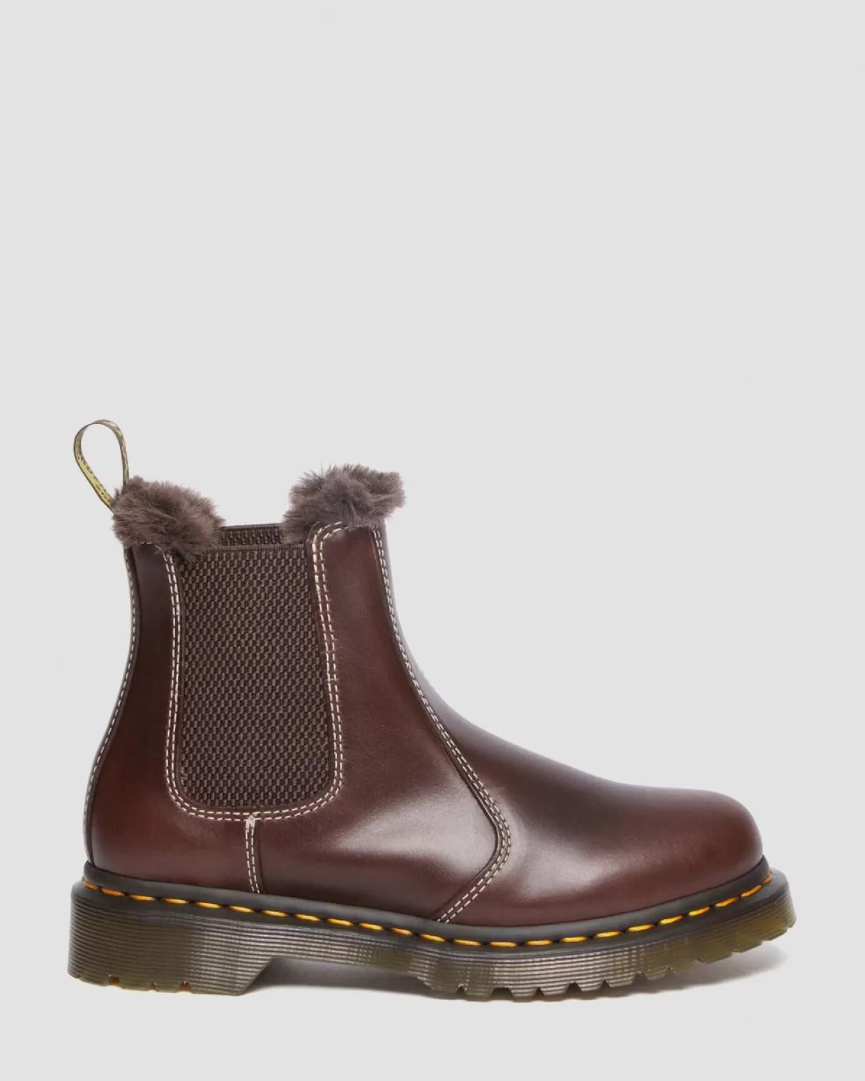 UNISEX Dr. Martens Stivaletti Chelsea 2976 Leonore con rivestimento interno in pelliccia sintetic