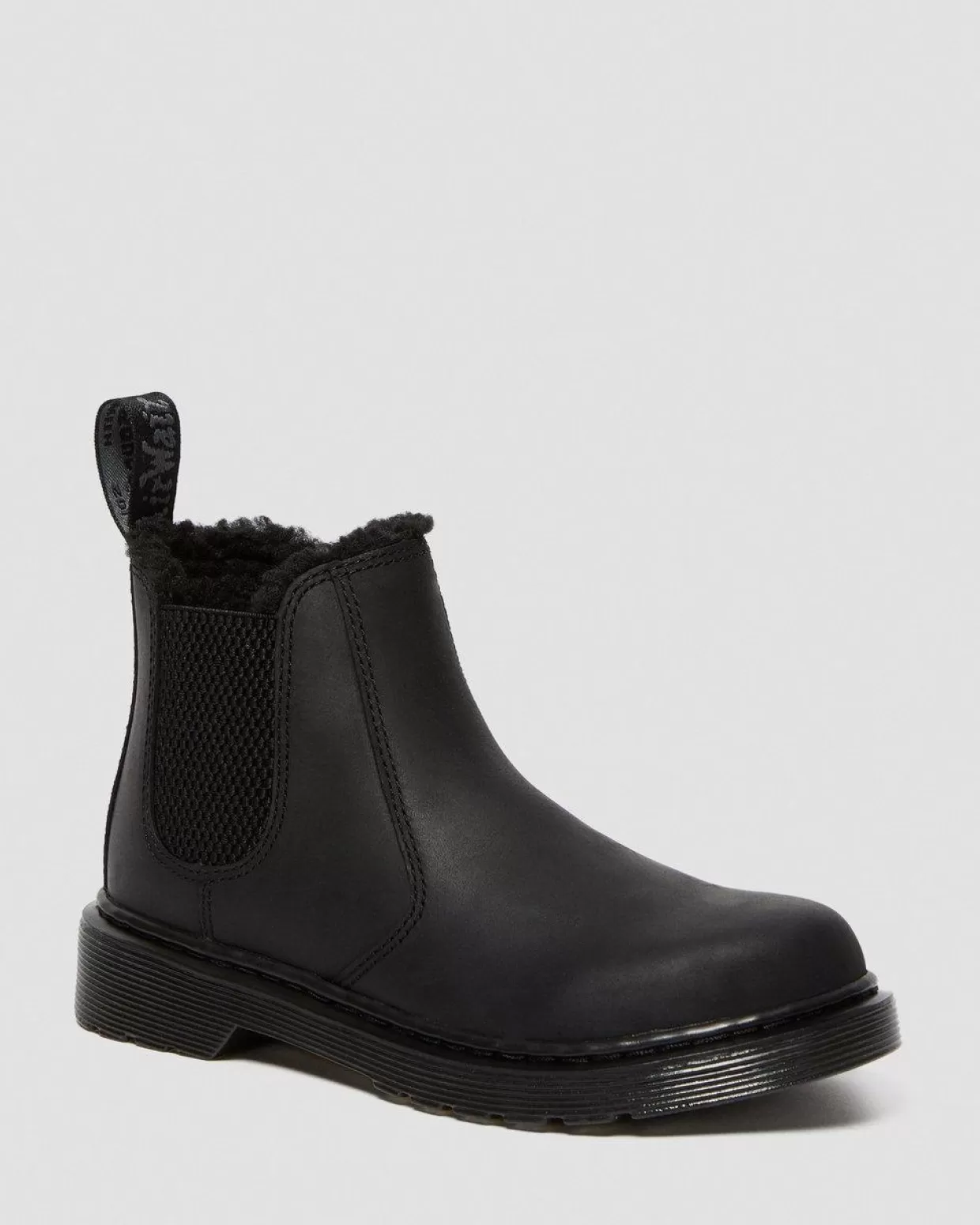 KIDS Dr. Martens Stivaletti Chelsea 2976 Leonore Junior con rivestimento in pelliccia sintetica
