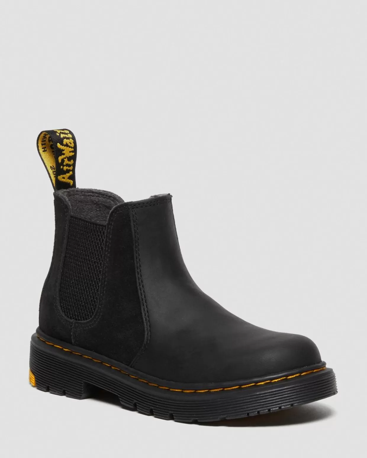 Dr. Martens Stivaletti Chelsea 2976 per bambini WinterGrip in pelle scamosciata