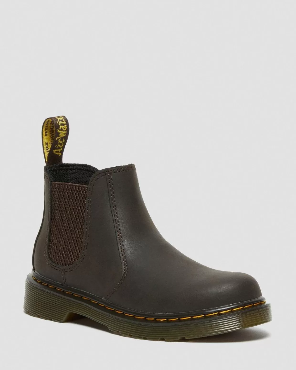 UNISEX Dr. Martens STIVALETTI CHELSEA DI PELLE 2976 BAMBINO