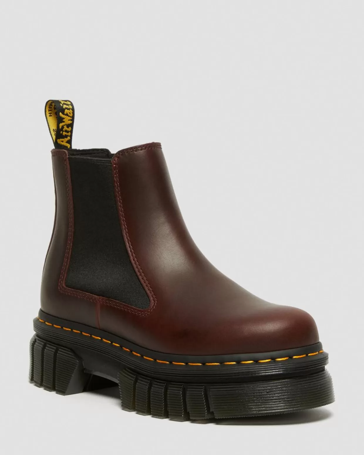 WOMENS Dr. Martens Stivaletti Chelsea platform Audrick in pelle Brando