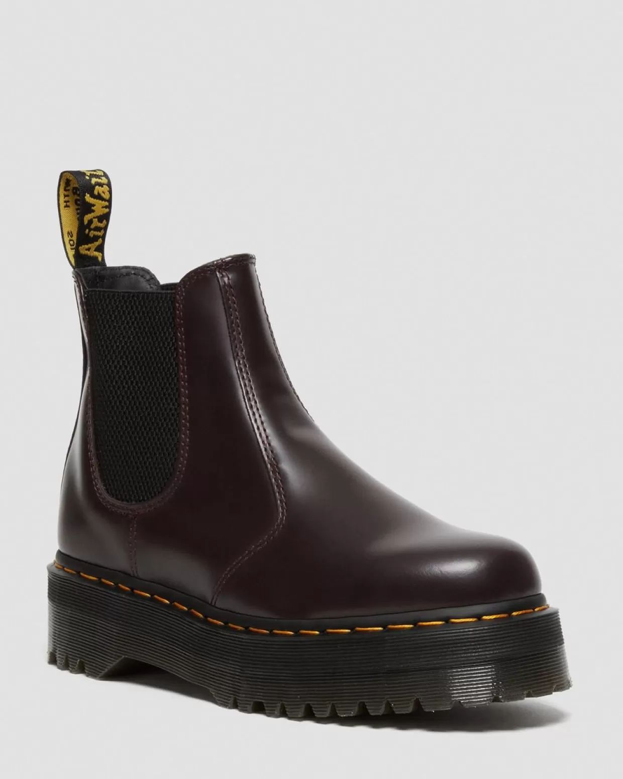 TRENDING-STYLES-UK Dr. Martens Stivaletti Chelsea Platform Quad 2976 in pelle Smooth