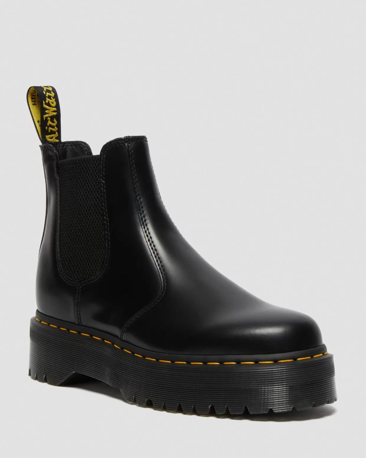 TRENDING-STYLES-UK Dr. Martens Stivaletti Chelsea Platform Quad 2976 in pelle Smooth