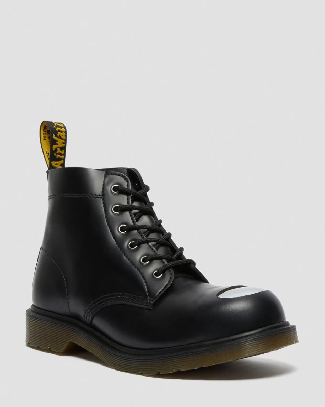 MENS Dr. Martens Stivaletti di pelle 101 con puntale in acciaio in vista