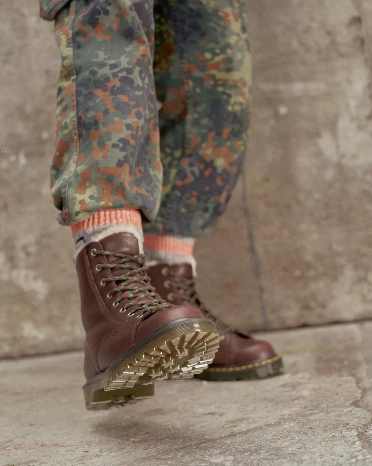 GIFTS Dr. Martens Stivaletti Di Pelle Barton Foderati In Shearling