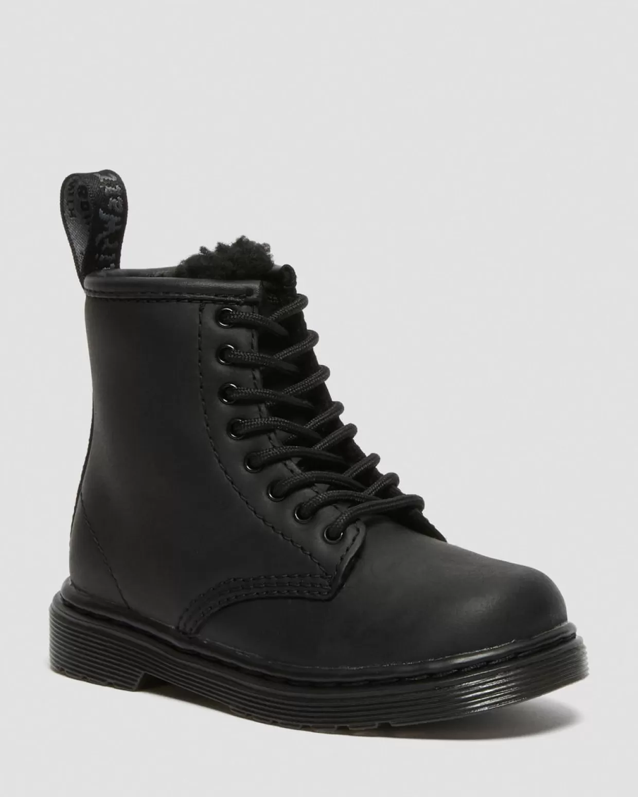 KIDS Dr. Martens Stivaletti primi passi 1460 Serena di pelle con rivestimento in pelliccia sintetica