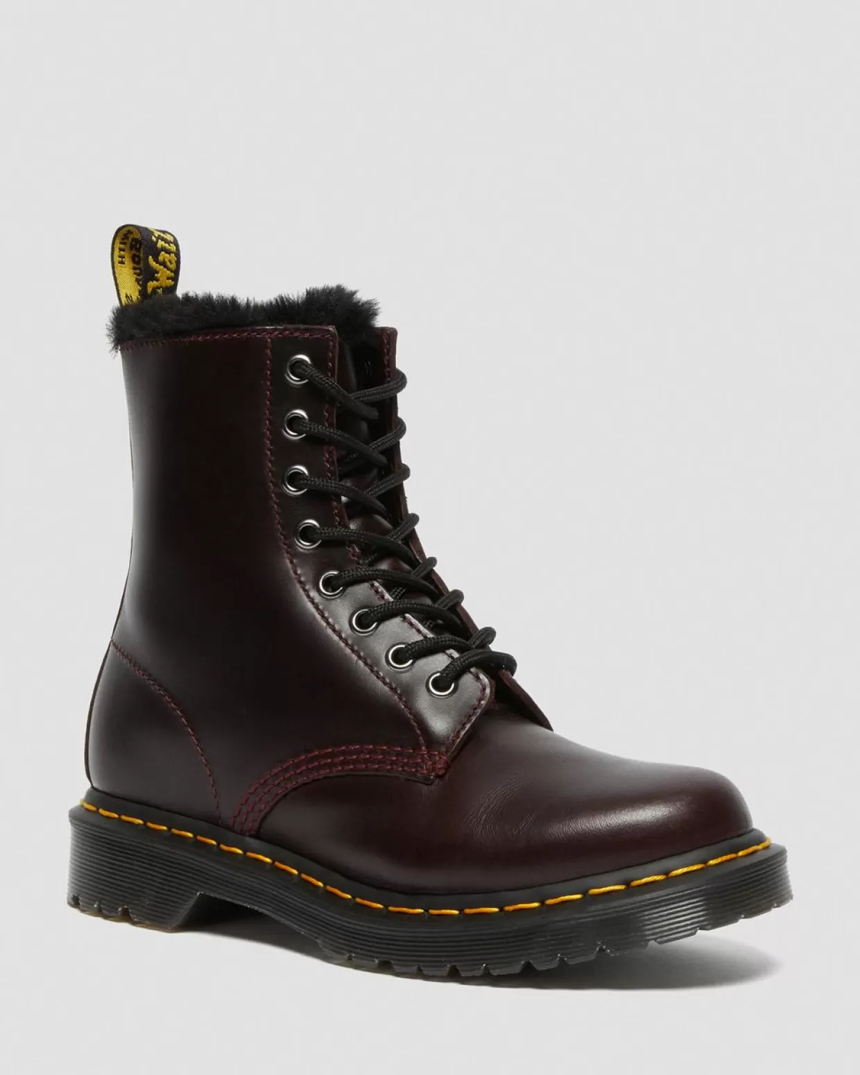 UNISEX Dr. Martens Stivali 1460 Serena Con Rivestimento In Pelliccia Sintetica