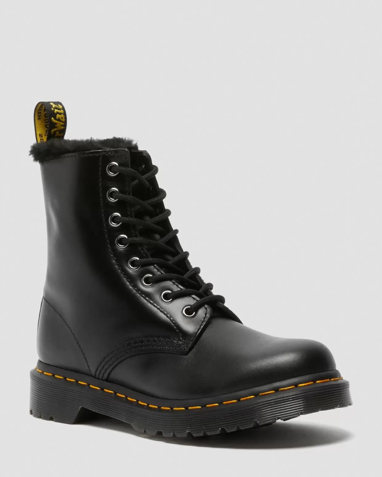 UNISEX Dr. Martens Stivali 1460 Serena Con Rivestimento In Pelliccia Sintetica