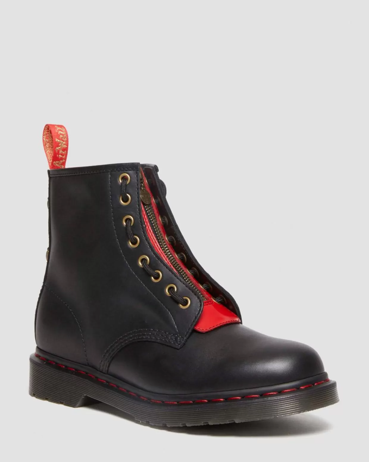 MENS Dr. Martens Stivali di pelle stringati Year of the rabbit