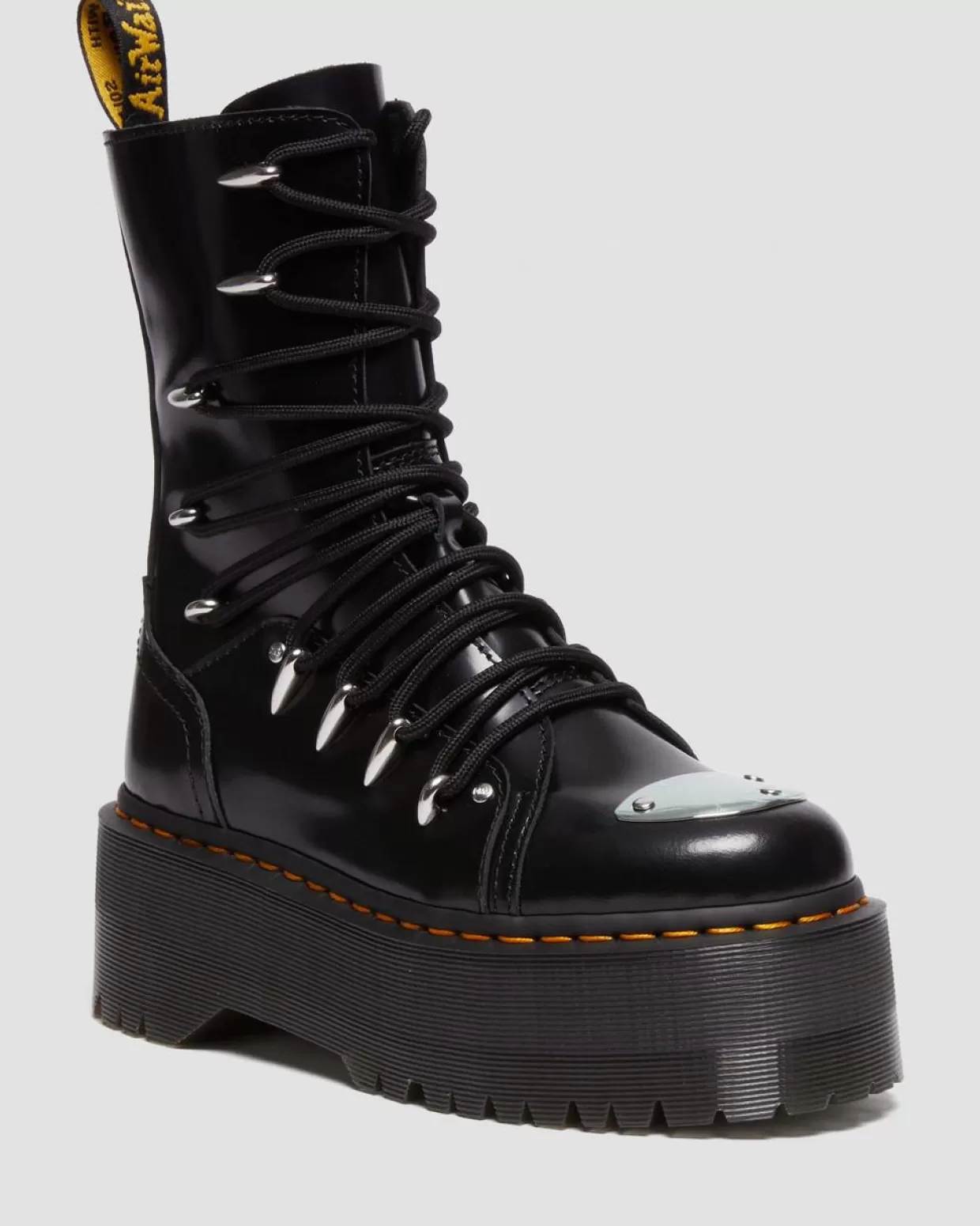 UNISEX Dr. Martens Stivali platform Jadon Hi LTT Max in pelle