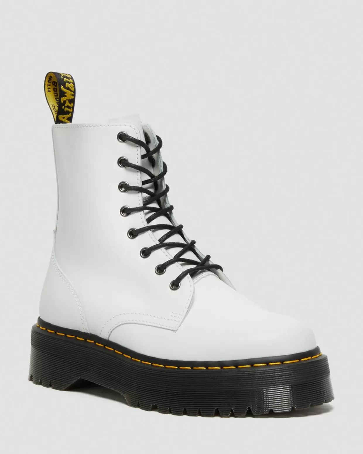 MENS Dr. Martens Stivali platform Jadon in pelle Smooth