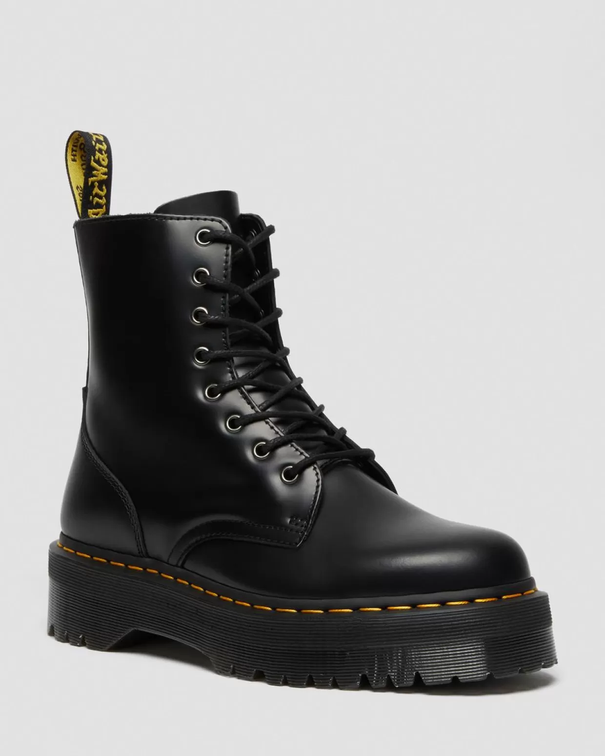 MENS Dr. Martens Stivali platform Jadon in pelle Smooth