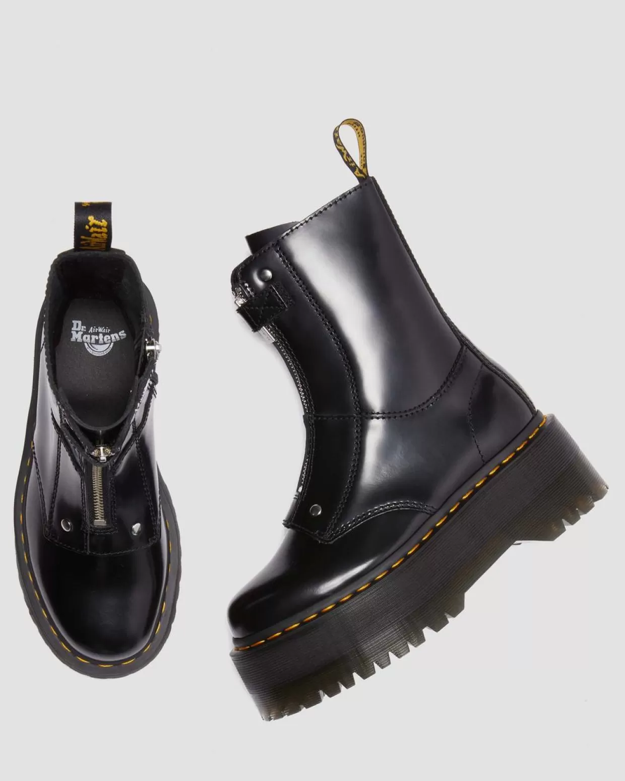 UNISEX Dr. Martens Stivali platform Jetta Hi Max Max in pelle Buttero