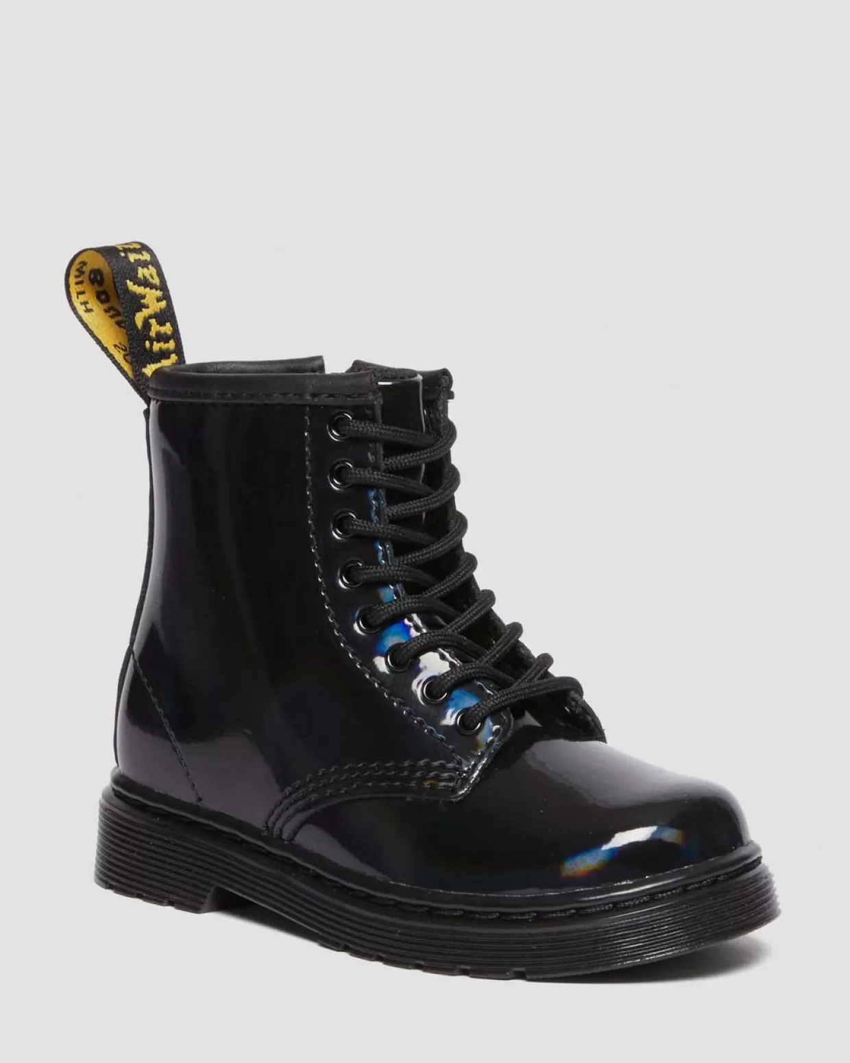 KIDS Dr. Martens Stivali primi passi stringati 1460 arcobaleno in pelle